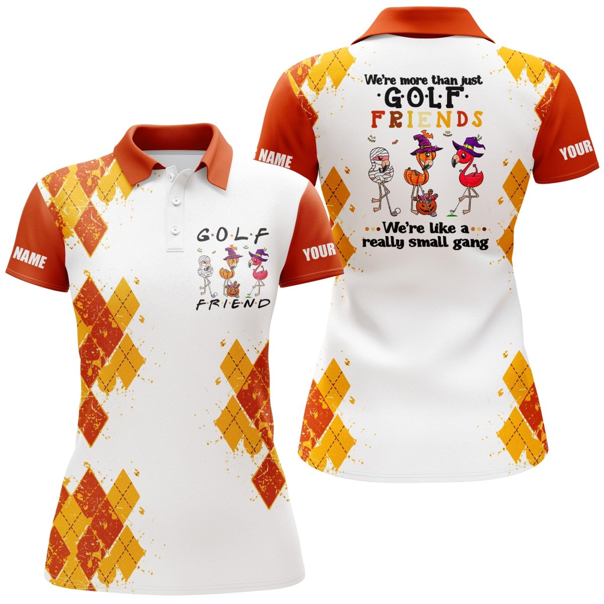 Witziges Halloween Golfshirt - Individuelles Design für enge Golfgruppen N3833 – Bild 2